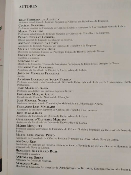 António Reis (coord.) - Portugal, 20 anos de democracia