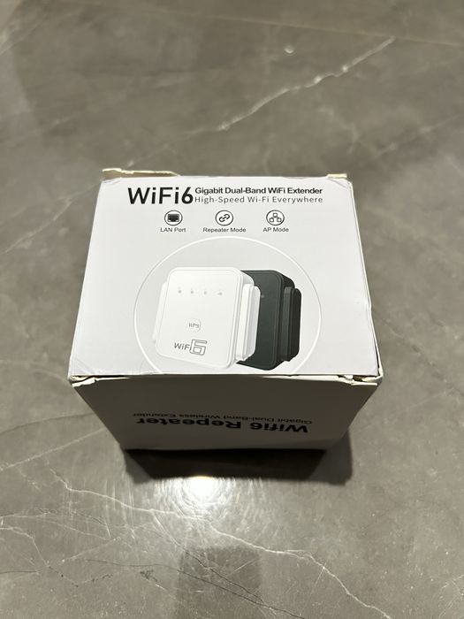 Repeater wifi 6 wi-fi wzmacniacz sygnalu 2.4 GHz, 5 GHz
