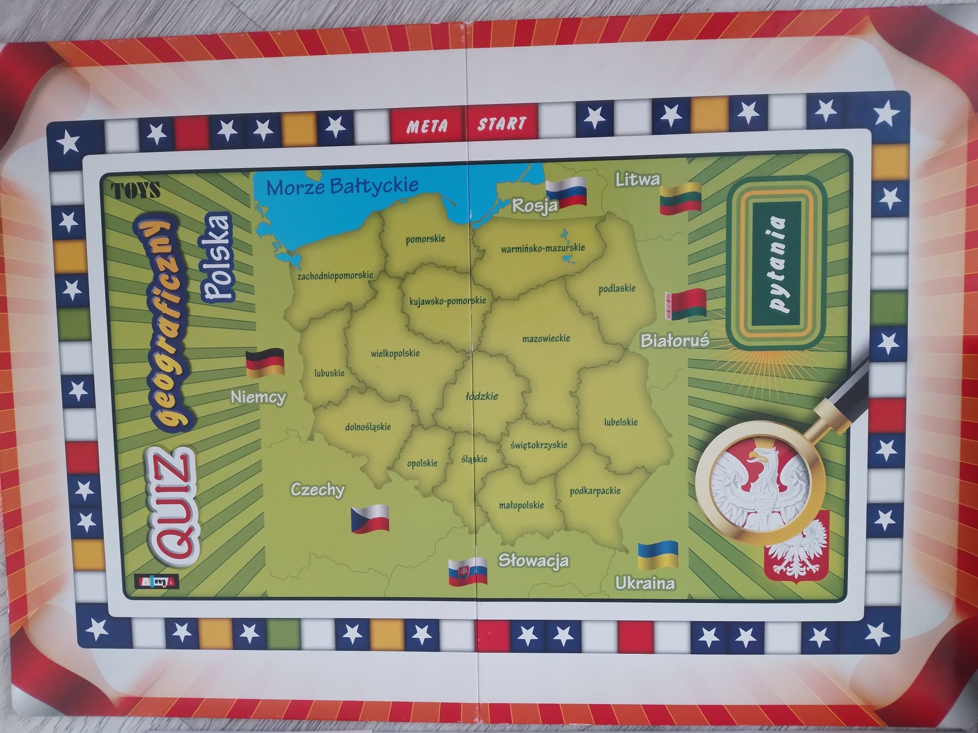 Quiz geograficzny Świat-Polska TOYS