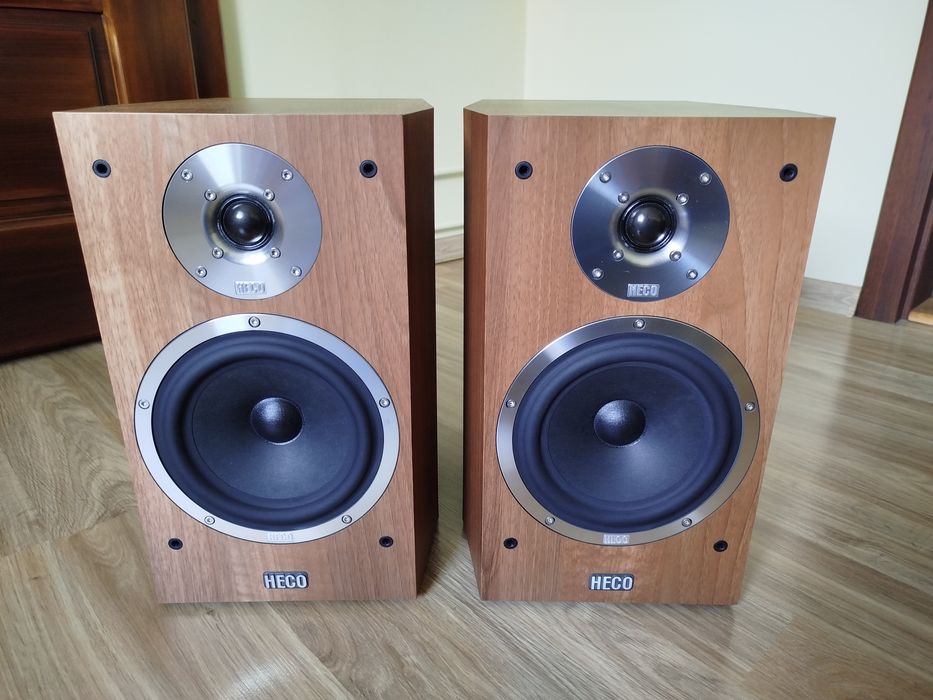 Kolumny głośnikowe Heco Metas 300, Luxman, Marantz, Sansui