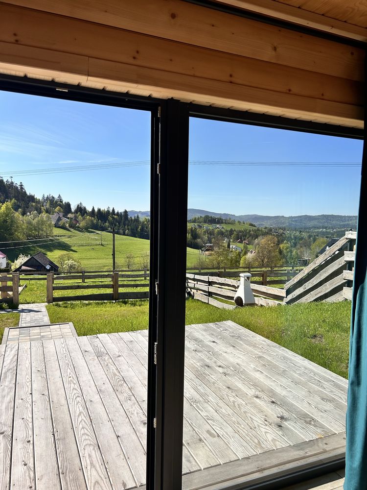 Domki z sauną i jacuzzi -Beskidy/ Koniaków/ widok na góry