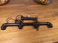 Lampa z rurek loft industrialna