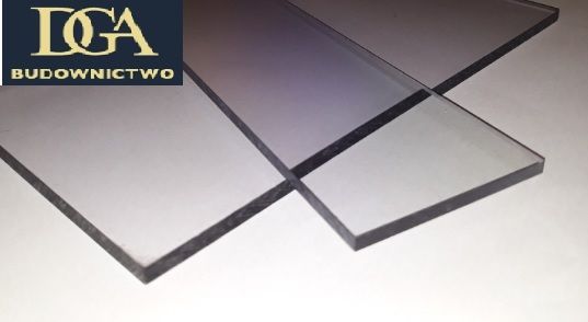Płyty - poliwęglan lity 6 mm opal -2,05x6,11 m 2xUV- zadaszenia, dach