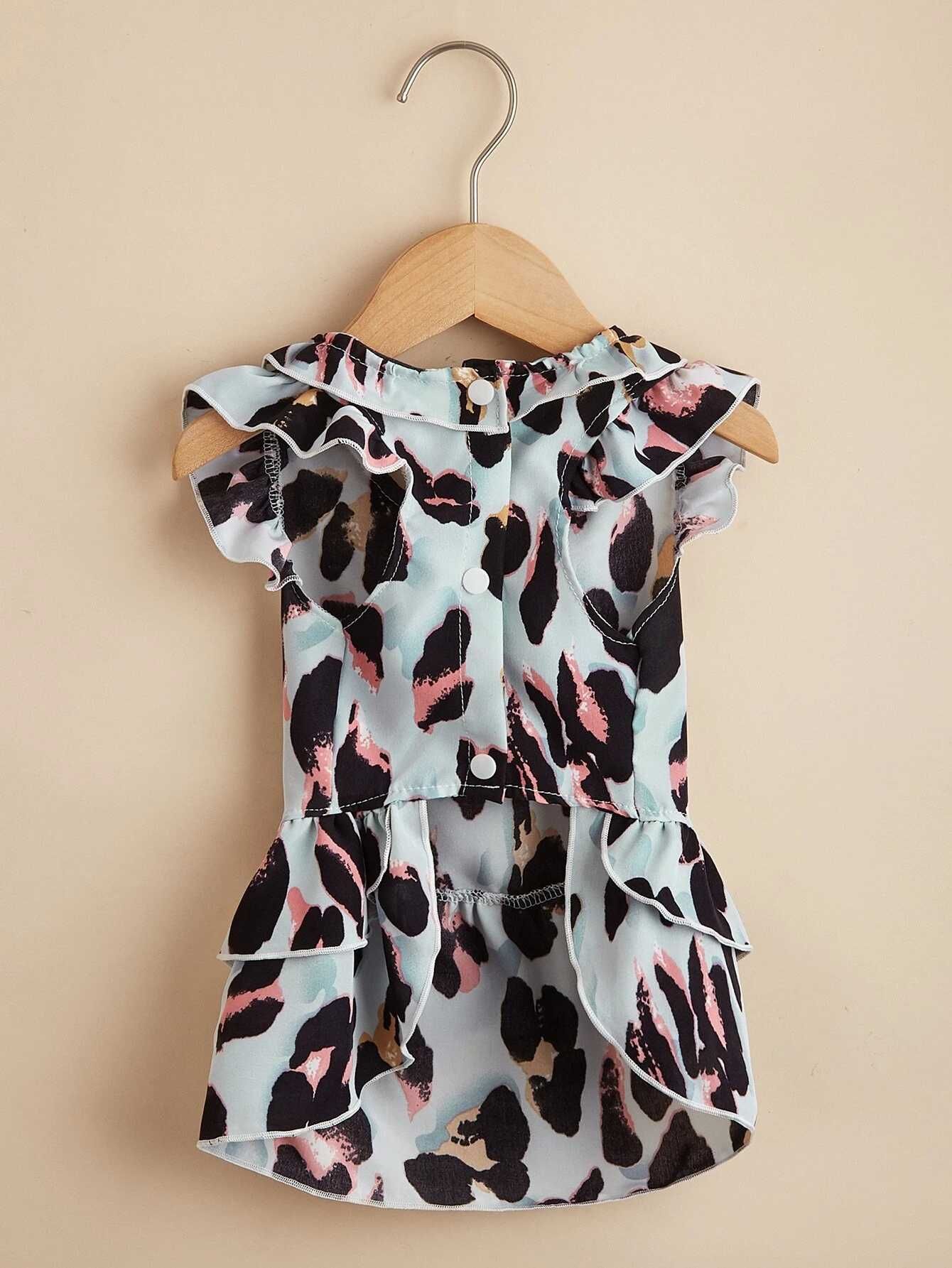 Ubranko sukienka dla psa kota roz s