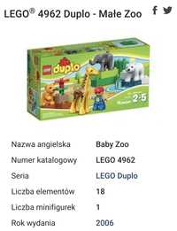LEGO Duplo 4962 Małe ZOO