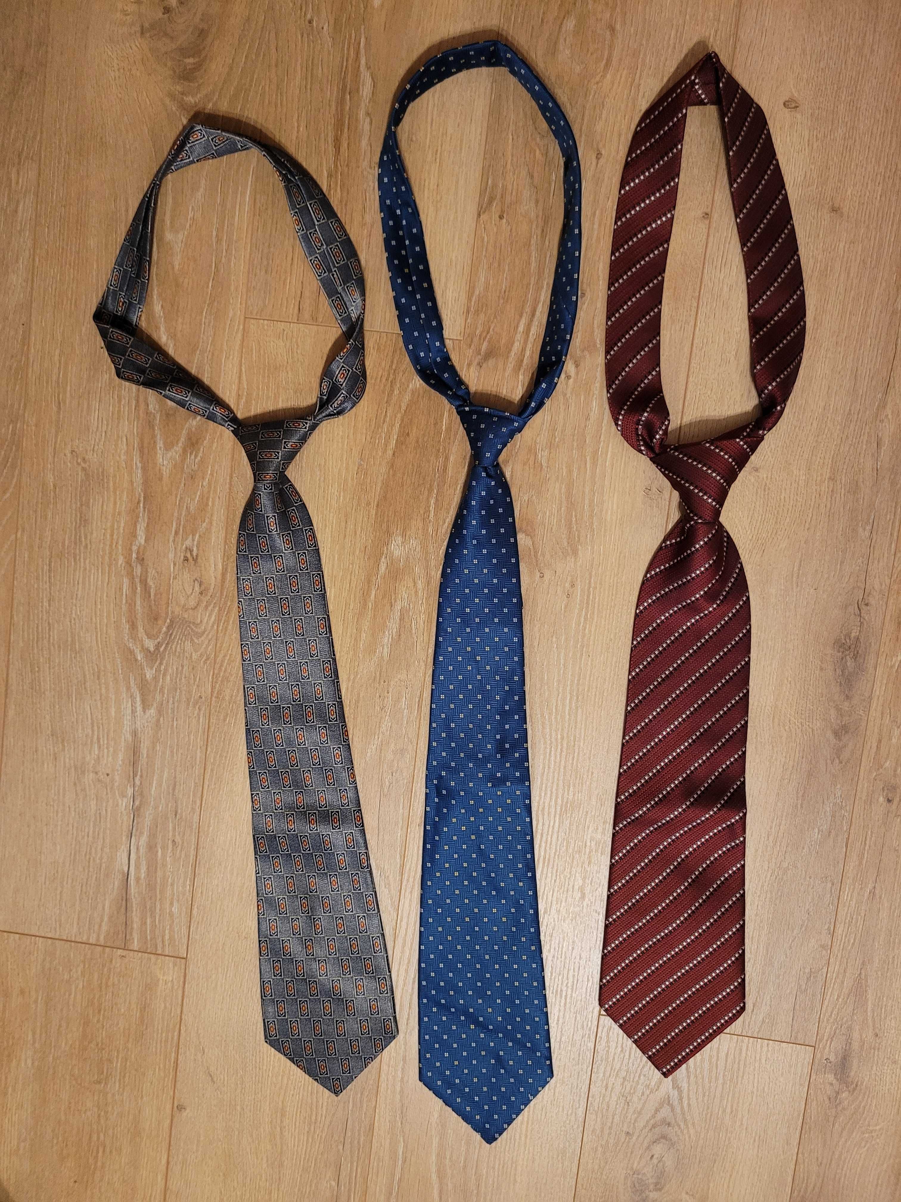 3 krawaty męskie
