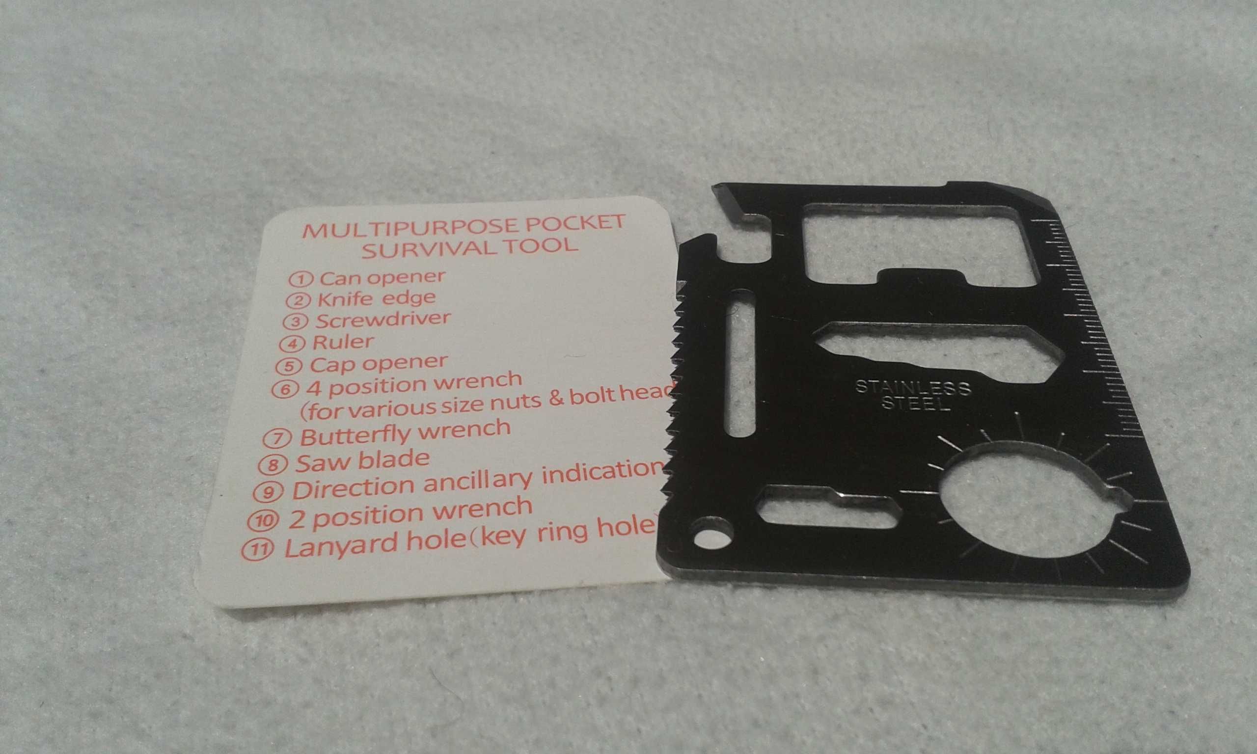 Cartão Multi-Funções & Isqueiro