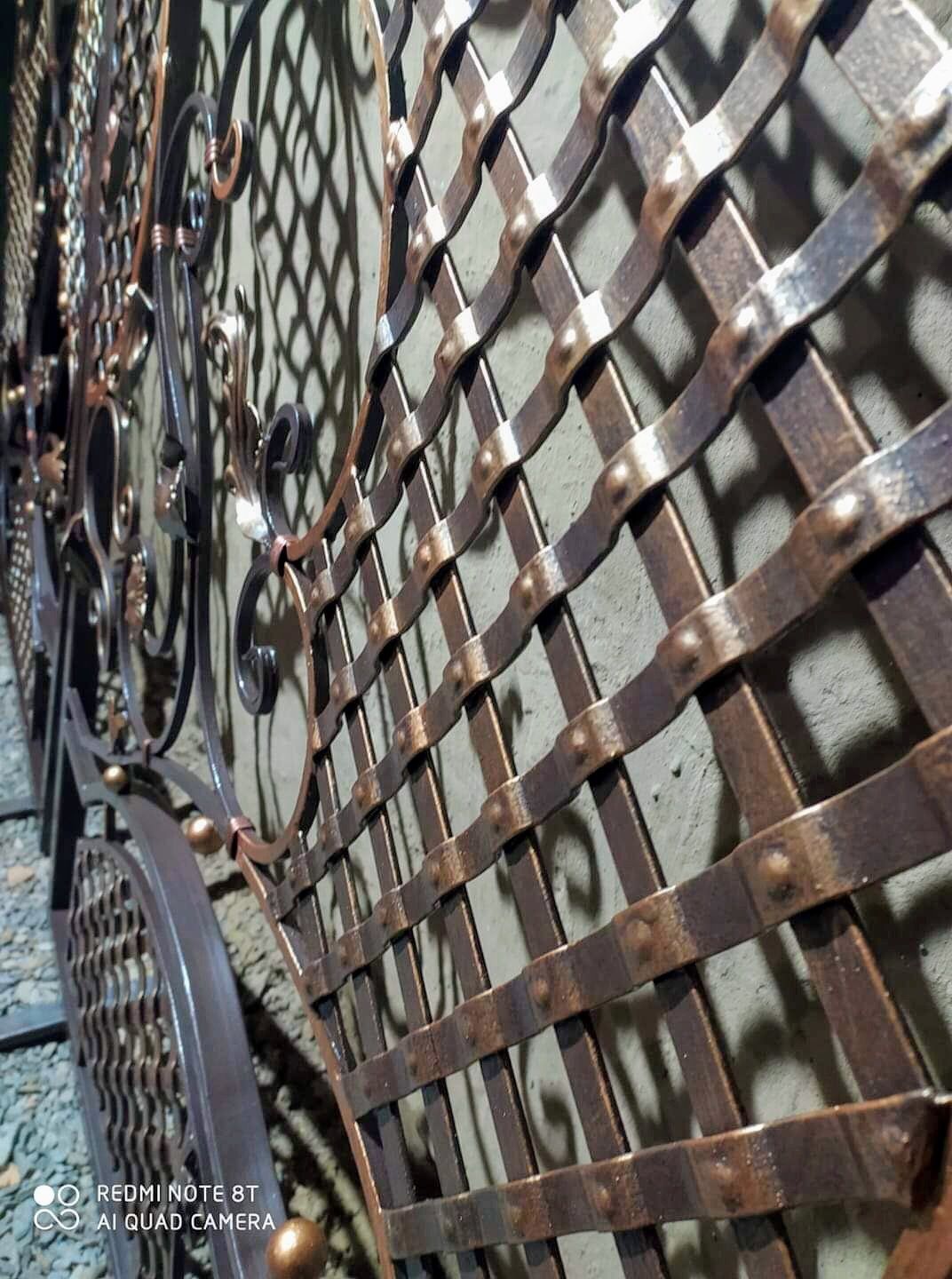Лазерная резка металла Ковка Декоративные металлические вставки Меандр