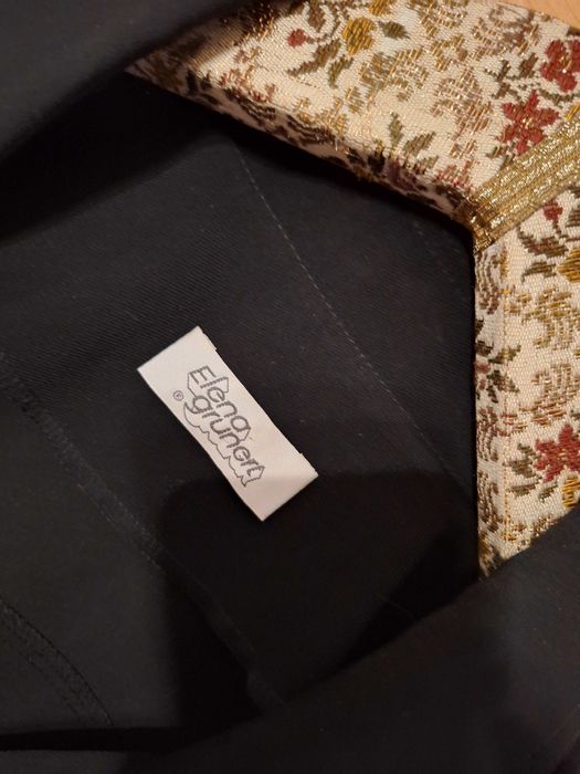 Marynarka żakiet czarny jak nowy roz 52 elegancki lejący