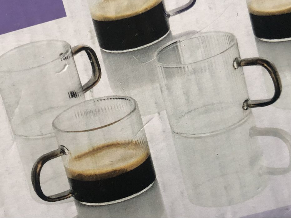 Szklanki do espresso zestaw 3 sztuk  Livarno Home  borokrzemowe