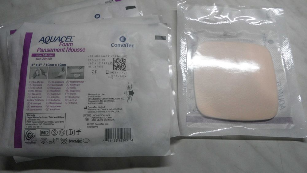 Opatrunki AQuacel Foam Pansement Mousse 10 szt