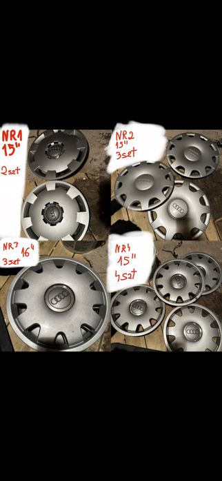 Kołpaki audi 15” 16” oryginalne