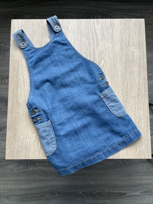 Джинсовий сарафан сарафанчик плаття сукня платя 104 110 юпка спідниця