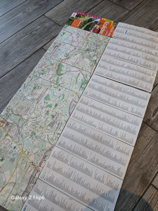 Mapa laminowana Kraków