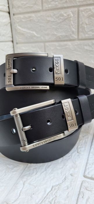 Кожаный ремень Мужской ремень Шкіряний пояс Чоловічий ремінь пасок