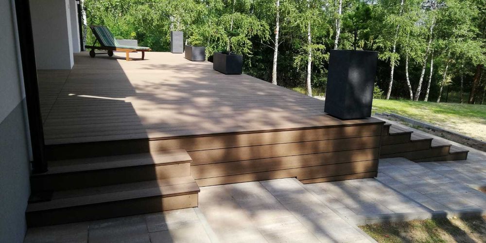 Deski tarasowe kompozytowe Gardin Natur 23x146mm różne kolory, dostawa