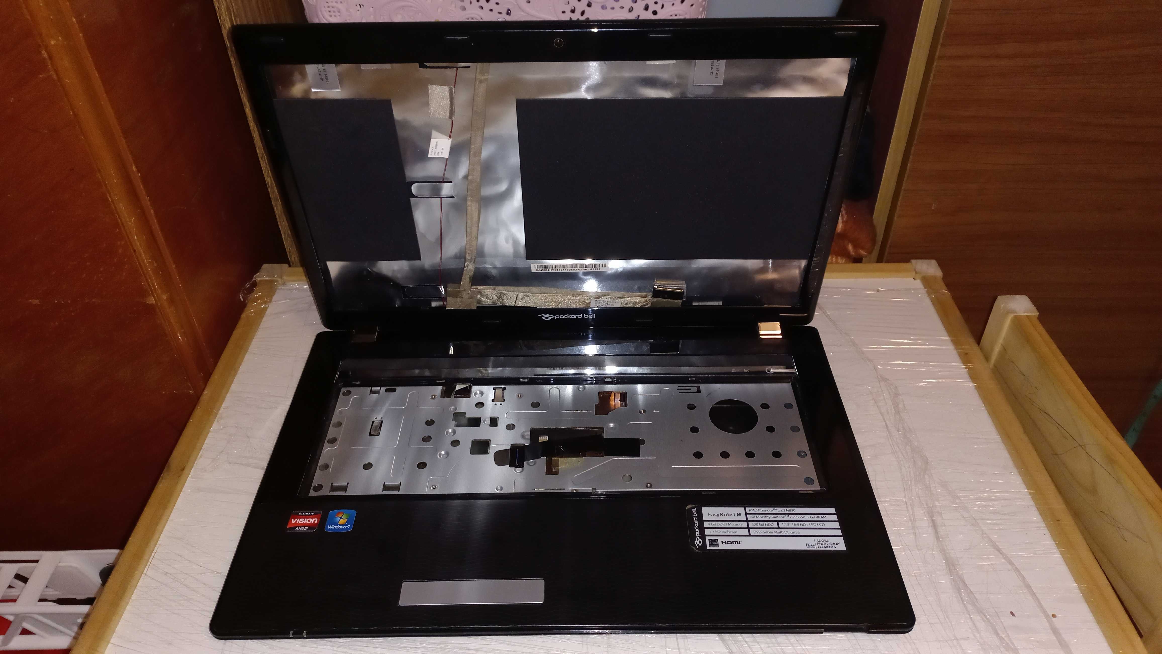 Продам корпус від ноутбука Packard bell ms2291