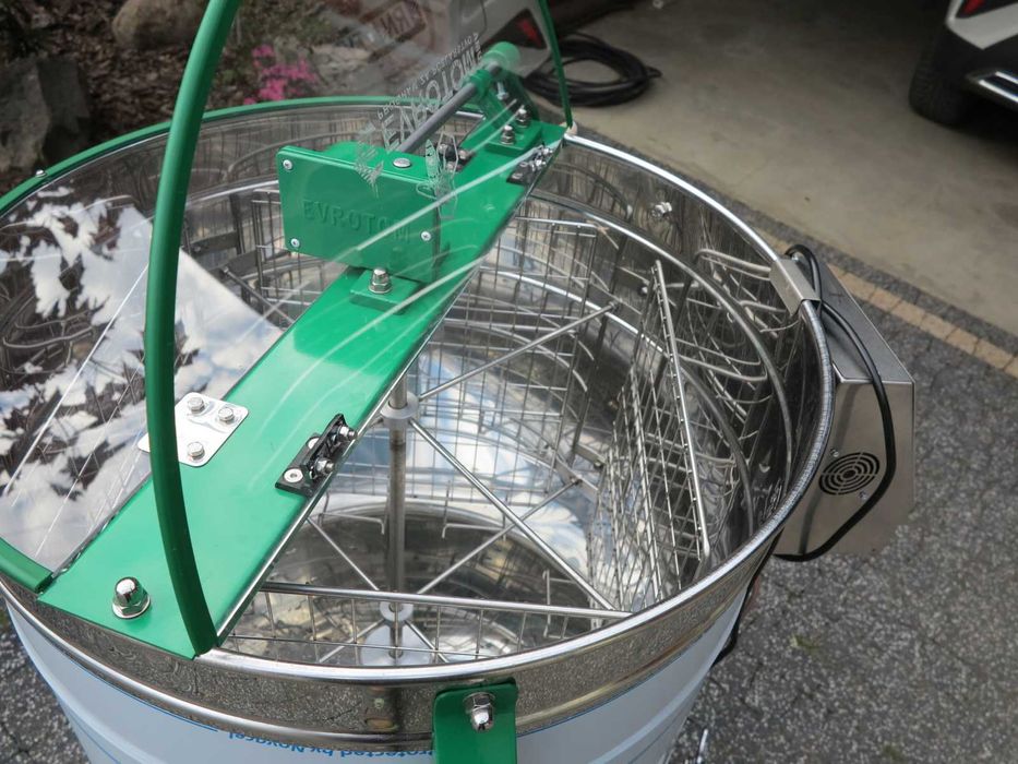 Miodarka Uniwersalna Nierdzewna  Cztero-Ramkowa  Ręczno - Elektryczna