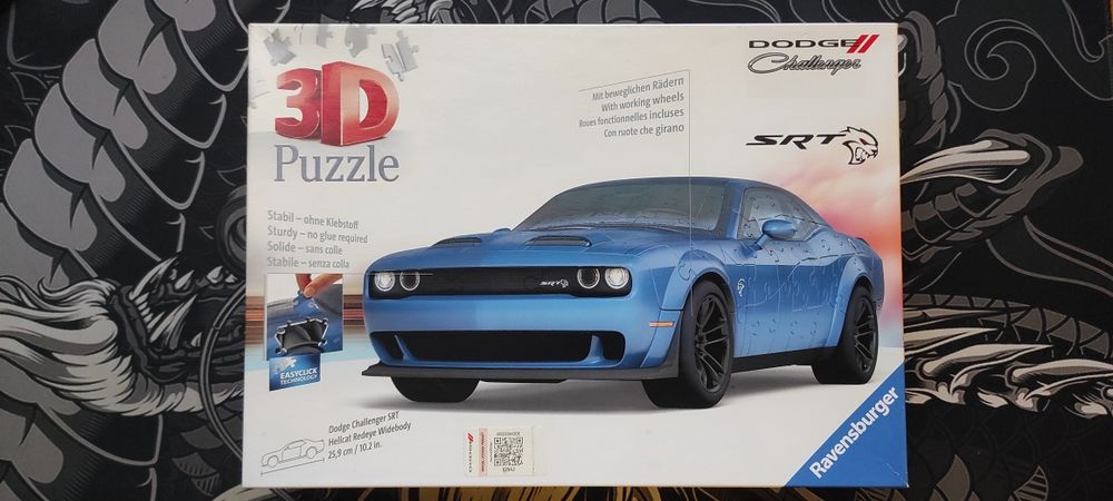 3D Пазл Dodge Challenger SRT Hellcat от Ravensburger