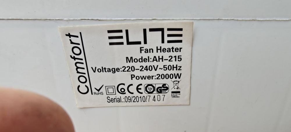 Тепловентилятор 220 в