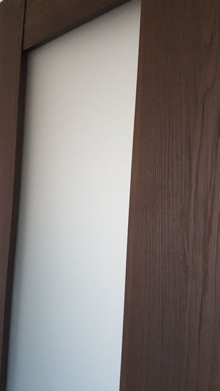 Drzwi przesuwne Polskone model Sempre okleina Silkstone Nugat Royal 75