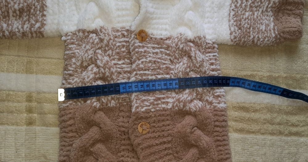 Комбинезон демисезонный вязаный (ручная работа)