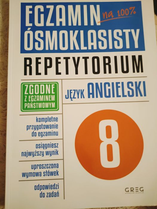 Repetytorium Egzamin Ósmoklasisty Język angielski  GREK