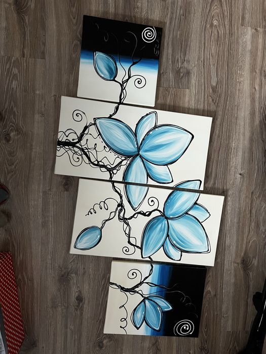 4 czesciowy obraz oddam za kawe