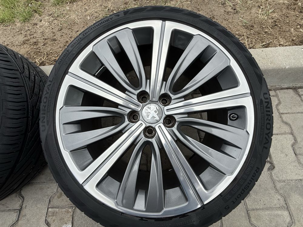 Koła alufelgi 235/40 19” stan bardzo dobry Peugeot 508