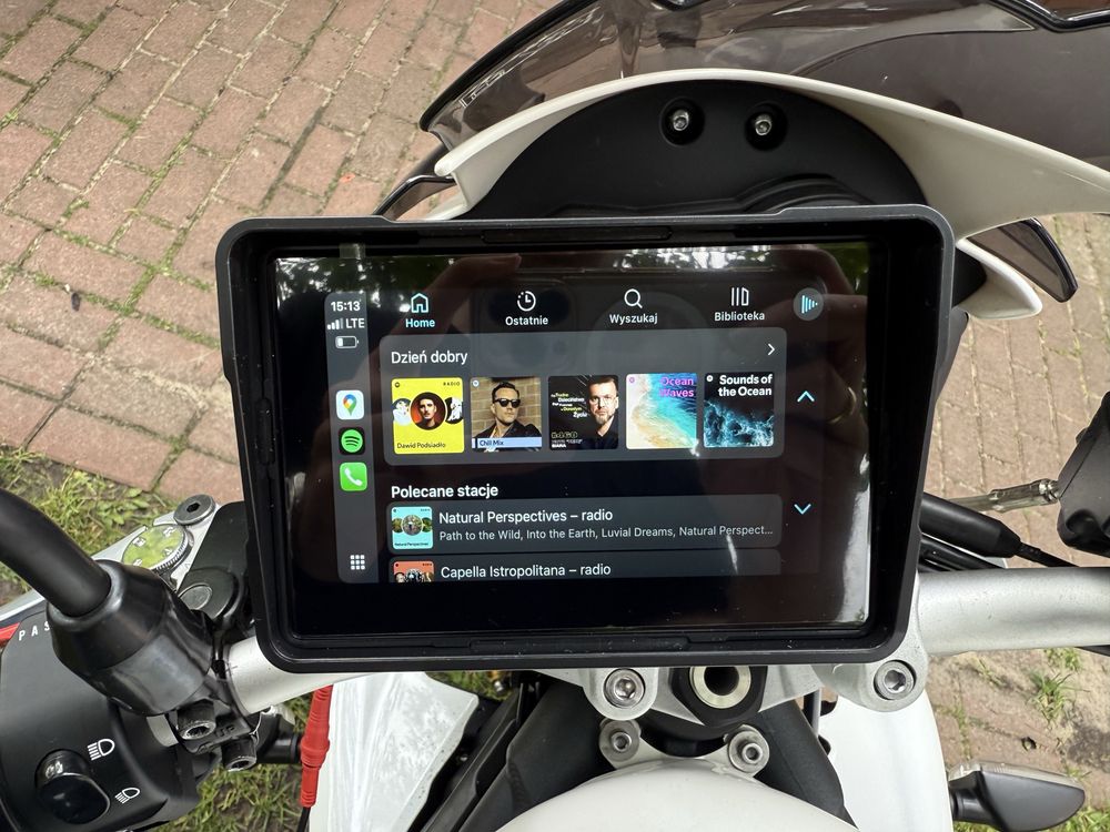Ekran do motocykla/ nawigacja motocykl Carplay Android Auto