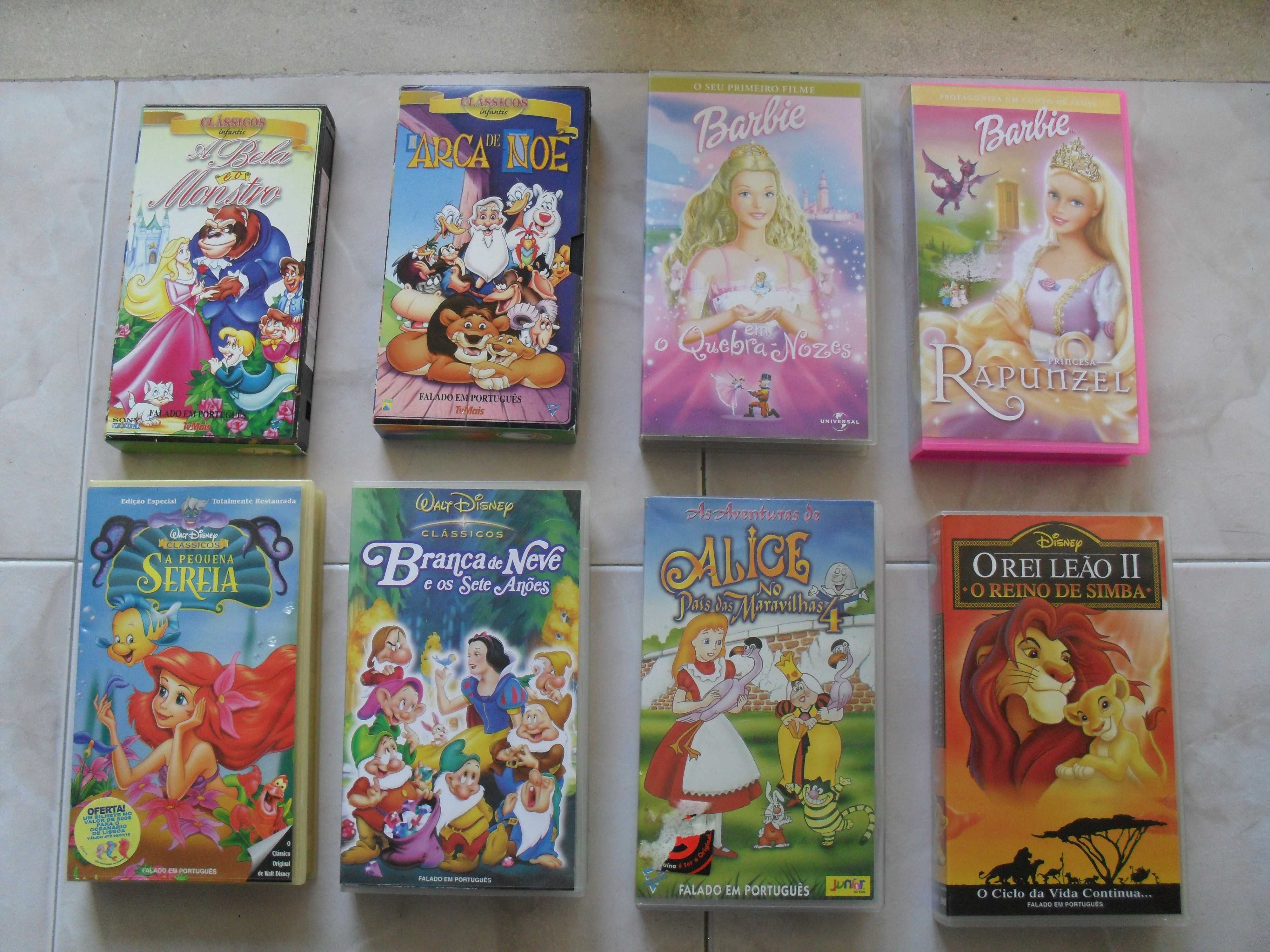 Coleção Cassetes VHS  Desenhos Animados diversos  Oferta ler descrição