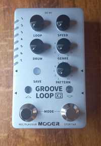 Гітарна педаль Mooer Groove Loop x2 (лупер + драм машина)