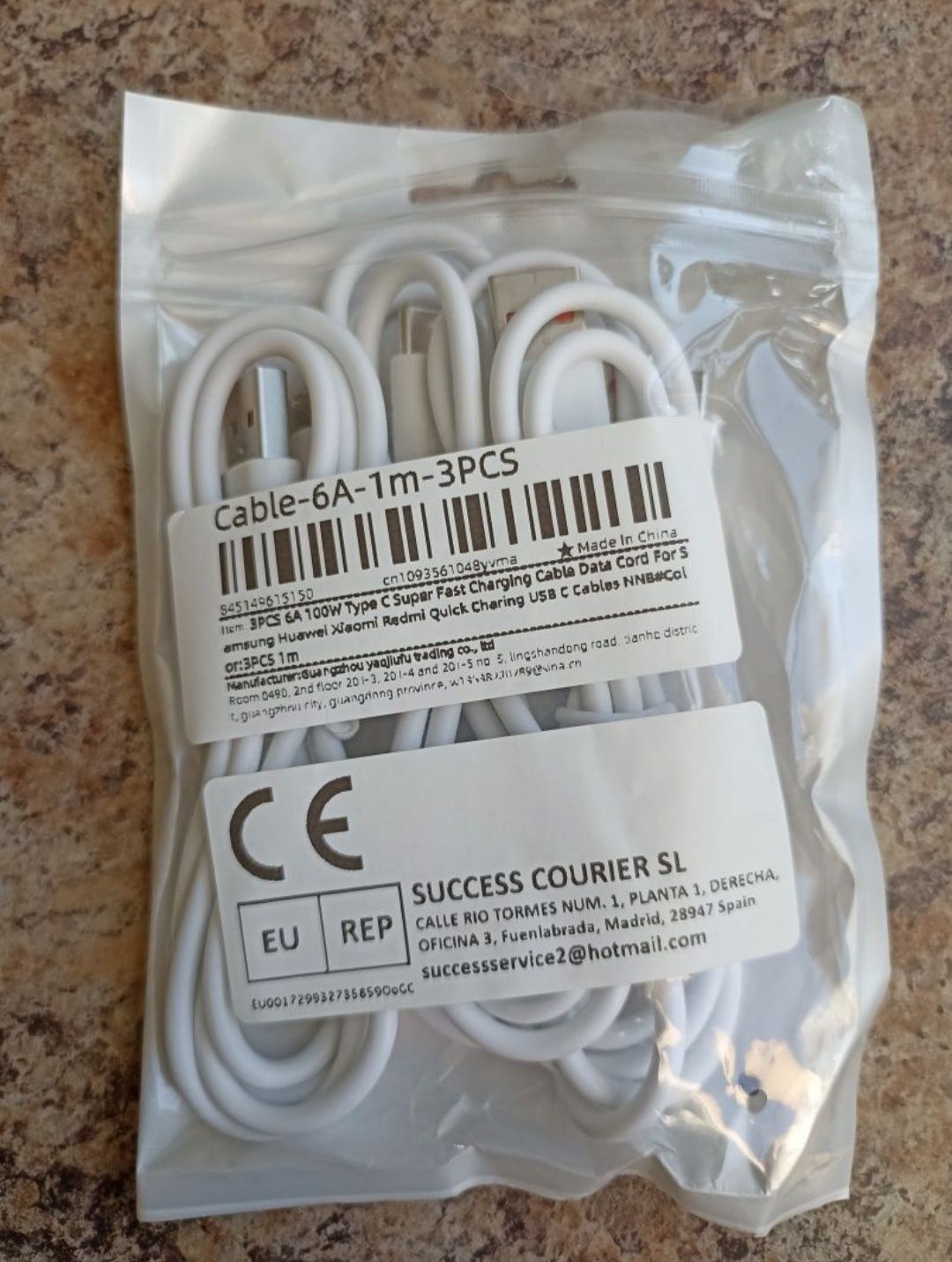 Kabel USB do USB-C 100W szybkie ładowanie