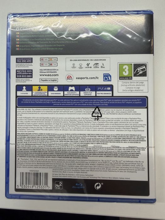 Jogo Novo FC 26 PS4