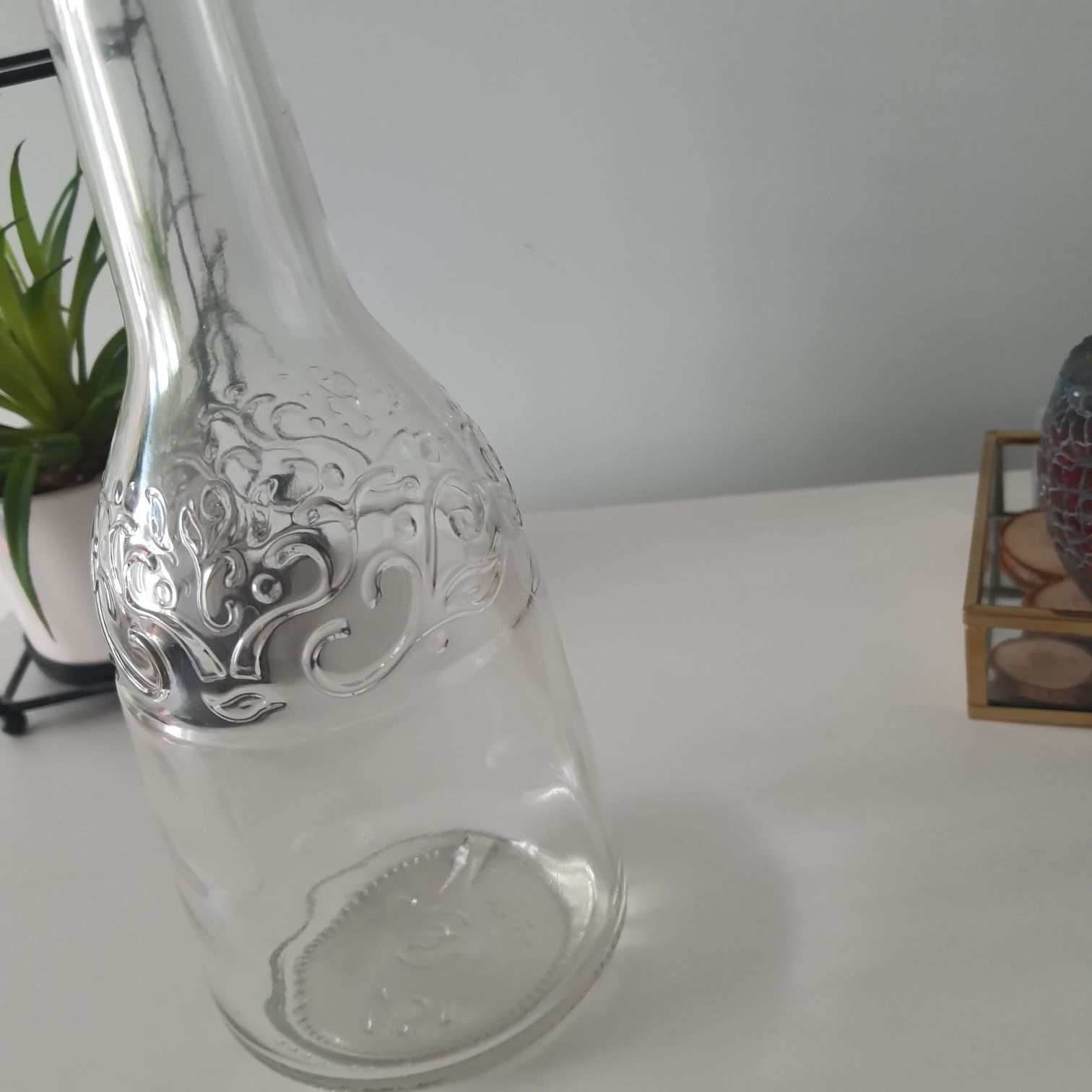 Karafka szklana butelka 0.5 litra NOWA