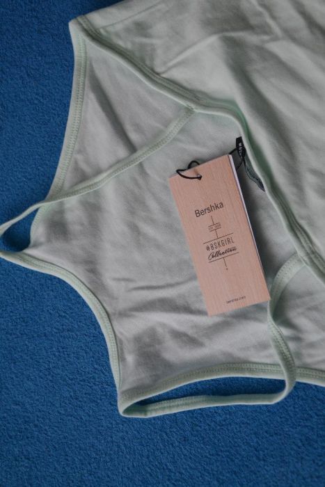 Miętowe body Bershka rozmiar XS