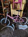 Bicicleta cor de rosa