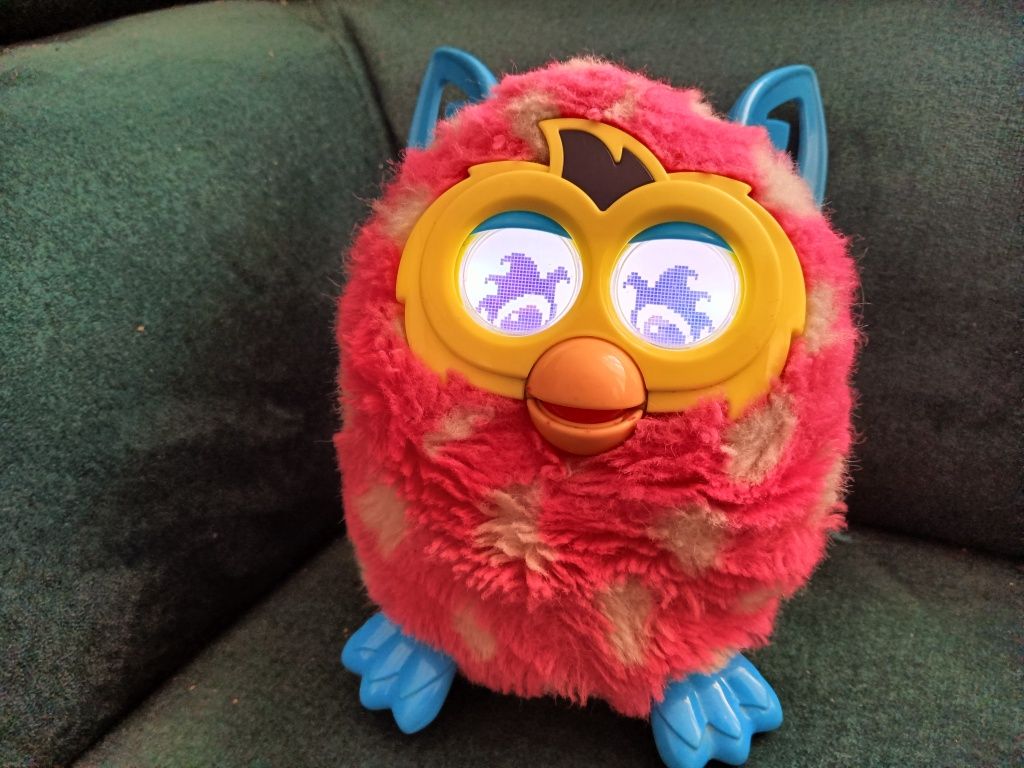 Duży interaktywny Furby boom PL Hasbro polska wersja różowy