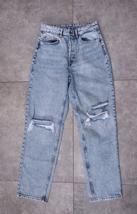 Spodnie  H&M z rozcięciami