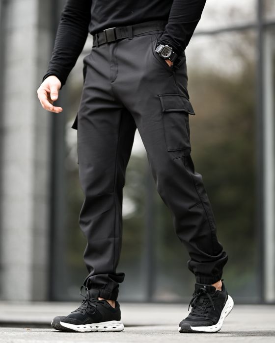 Зимові карго чоловічі штани Softshell / теплые штаны для мужчин