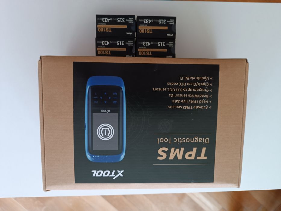 X-Tool TP150  programator czujników ciśnienia w oponach + 4 czujniki