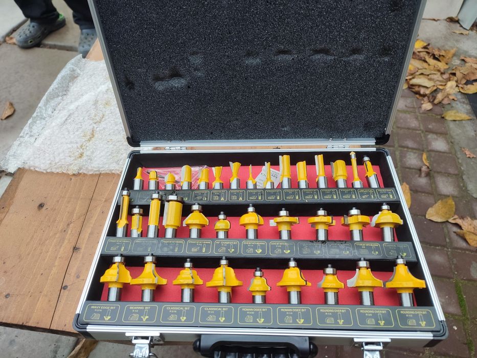 Фрези по дереву 35шт