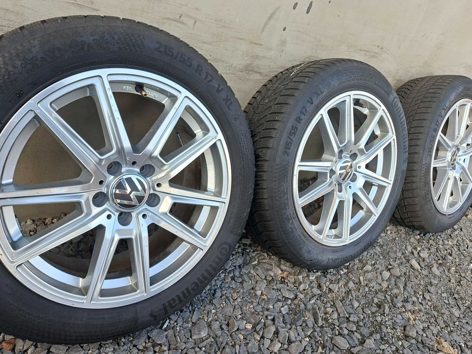 [K53] KOŁA ZIMOWE,ALUFELGI 17'' 5x112 VW Passat B8,T-Roc,Karoq,Skoda.