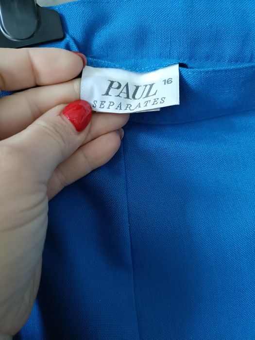 Boska chabrowa spódnica midi rozm. 38 z metki 44