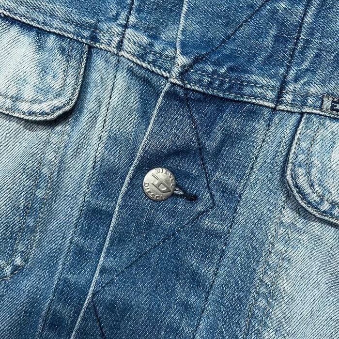 Vintage Kurtka Jeansowa Diesel Retro Y2K 90s Cropped Made In Italy