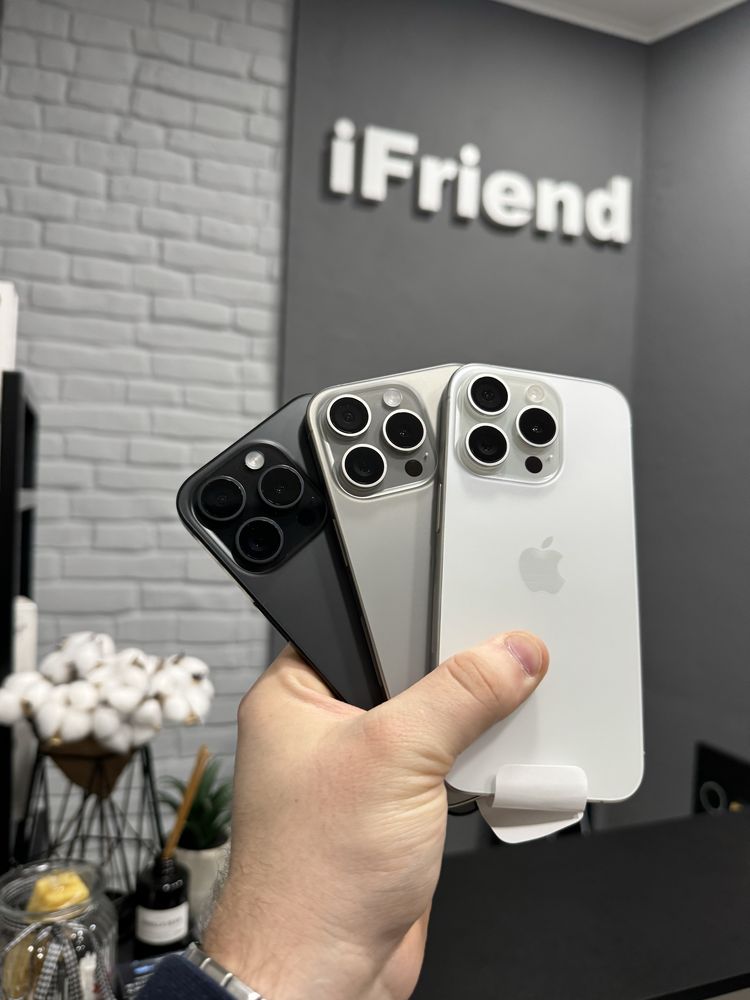 Used  iPhone 15 pro 128/256gb natural,white,black