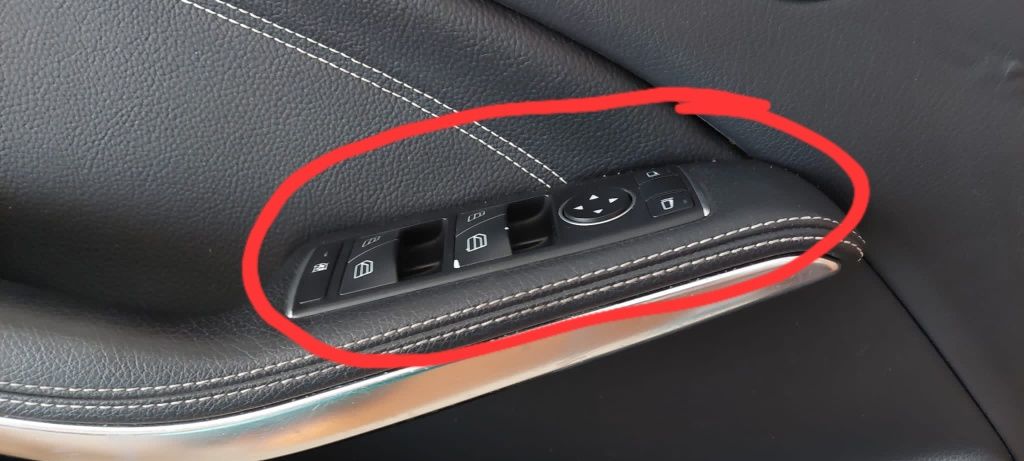 Comutadores Porta Condutor Mercedes Benz W176 Originais tenho Estofos