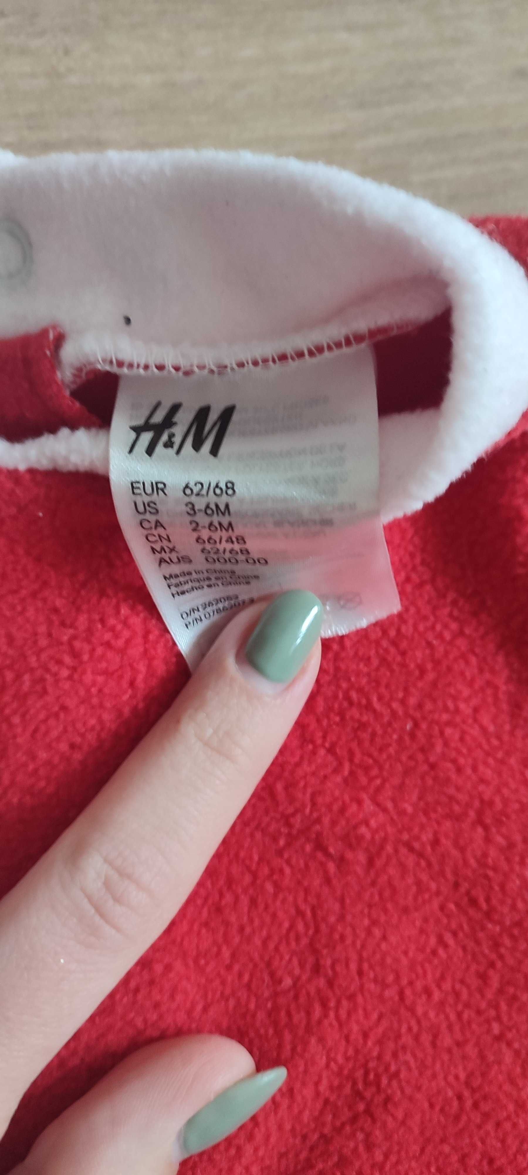 Strój Mikołaja unisex 62/68 H&M