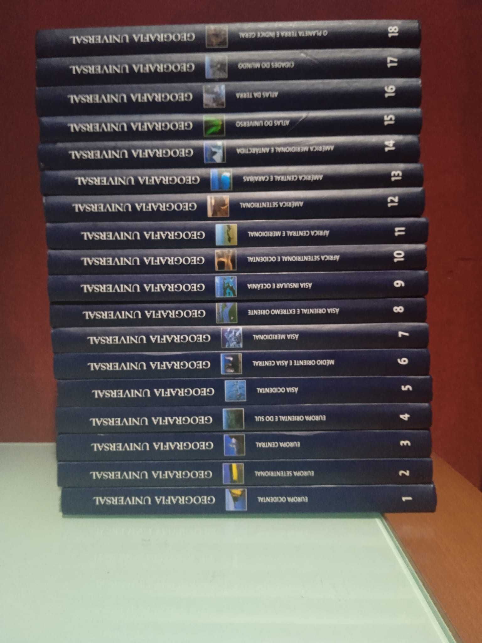 Geografa Universal ( 18 ) Volumes. ( aproveite < 3 )