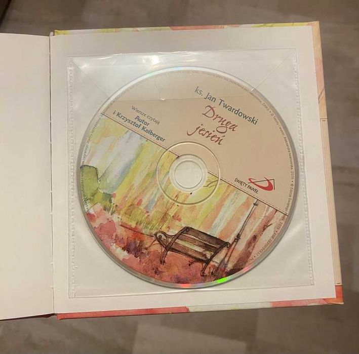 Książka z płytą CD Jan Twardowski Druga jesień wiersze